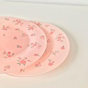 Pink plates (x2)